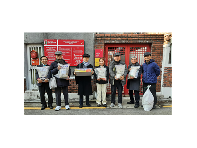 샬롬나비, 2025년 성탄절 사랑의 쌀 전달